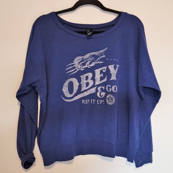 Buckle Obey Leightweight Sweatshirt L - Picture 2 of 4